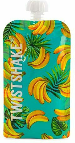 Twistshake Plastic Baby Food Pouch 5pcs Multicolour