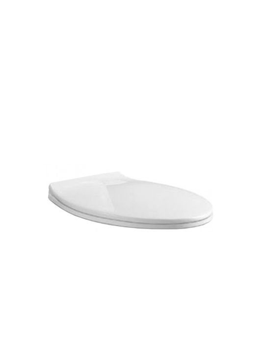 Pyramis Florelia Καπάκι Λεκάνης Slim Soft Close Πλαστικό 47.5x37.5cm Λευκό