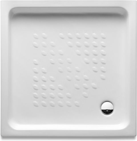 Roca Italia A374772001 Quadratisch Porzellan Dusche x80cm Weiß