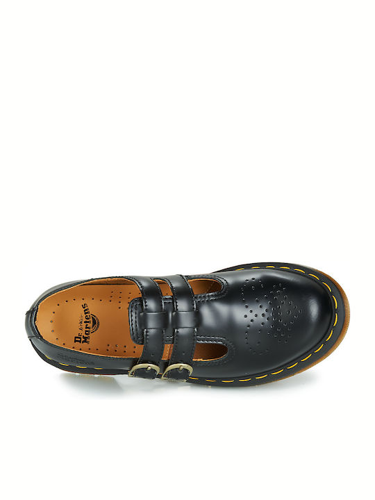 Women's Leather Oxford Shoes Black