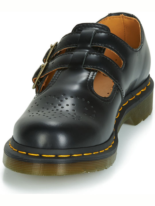 Women's Leather Oxford Shoes Black