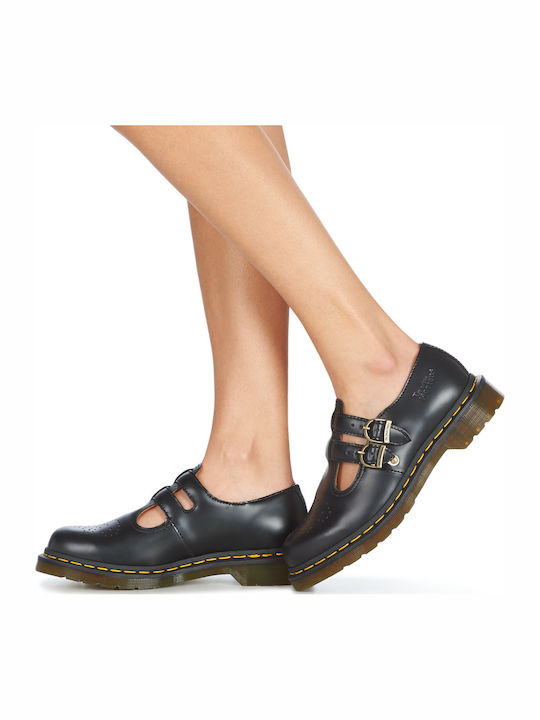 Women's Leather Oxford Shoes Black