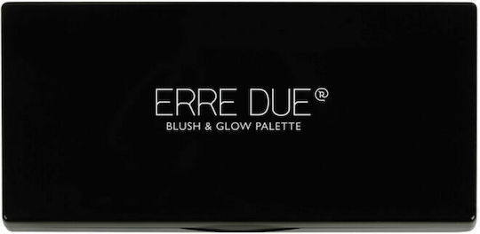 Erre Due Blush & Glow Makeup Palette for the Face 403 Rosy Evenings