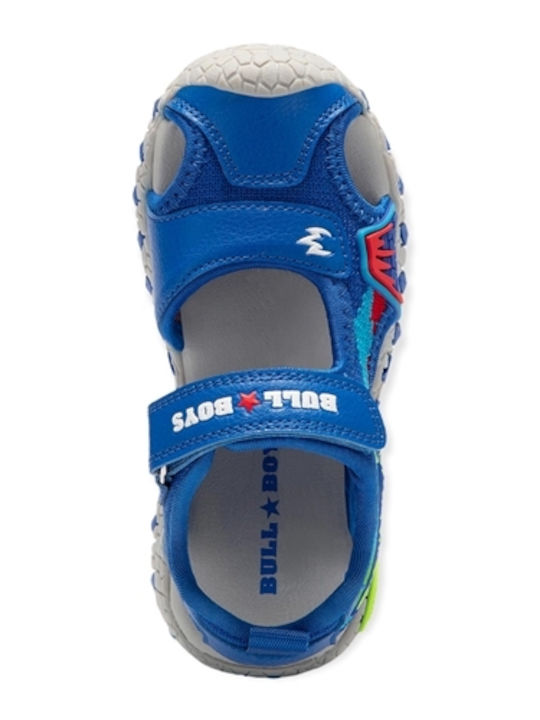 Shoe Sandals with Velcro & Lights Blue