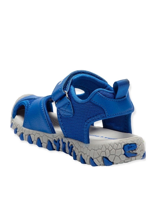 Shoe Sandals with Velcro & Lights Blue