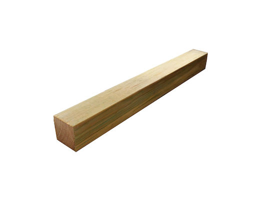 Showood Garden Fencing Supplies Beam from Wood 135x7x7cm Green