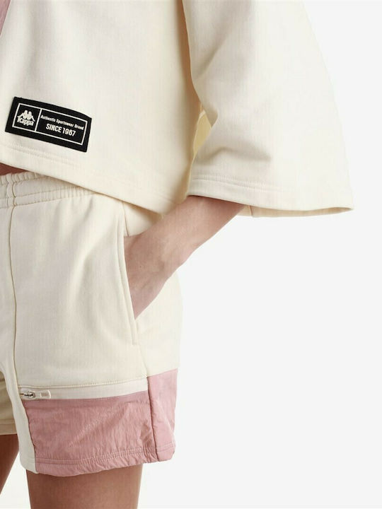 Women's Blouse with 3/4 Sleeve & Hood Beige