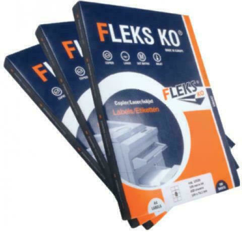 Fleks 400 Αυτοκόλλητες Ετικέτες Α4 Ορθογώνιες 105x148.1mm