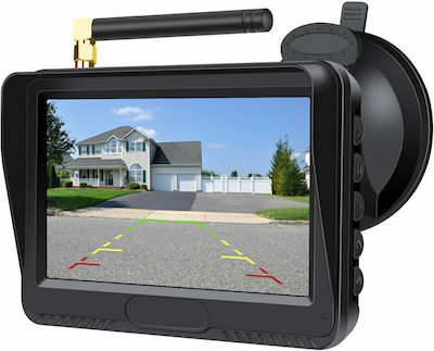 Wireless Waterproof Car Reverse Camera with Screen and Night Vision Universal D-435+009S