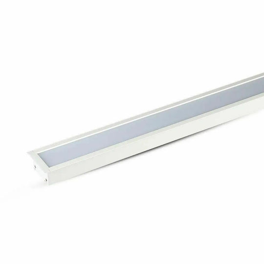 V-TAC Commercial Linear Recessed LED Ceiling Light 40W Natural White IP20 120cm