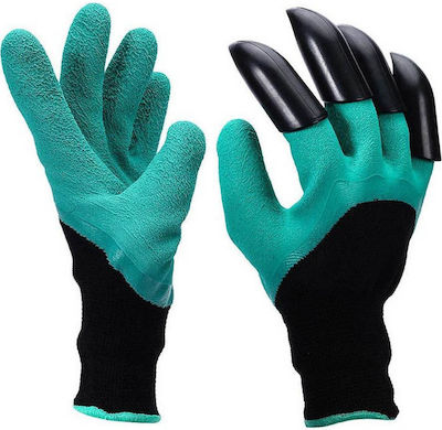 Ankor Gloves for Work Garden Green with "Nails"