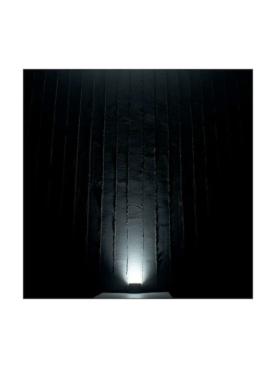 GloboStar Treelightzina Außenstehlampe LED Wall Washer 3W mit Natürliches Weiß Licht IP65 Graue