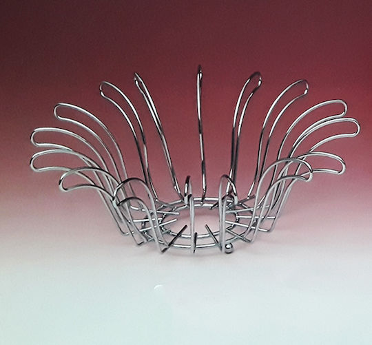 Karvounis Fruit Bowl Metallic Silver