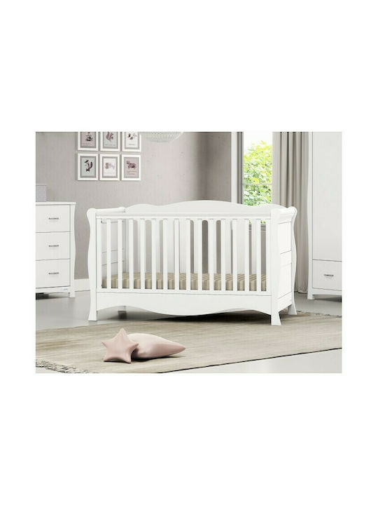 Casababy Κούνια Oxford Λευκή με Στρώμα