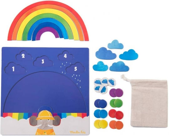 Moulin Roty Baby Toy All the Colours of the Rainbow made of Fabric for 36++ Months