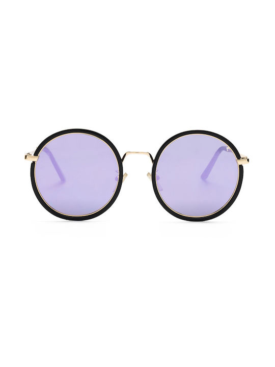 Mohiti 7090 Sunglasses Μαύρα with Mixed Frame & Purple Lens Mohiti 7090 Sunglasses Μαύρα with Mixed Frame & Purple Lens