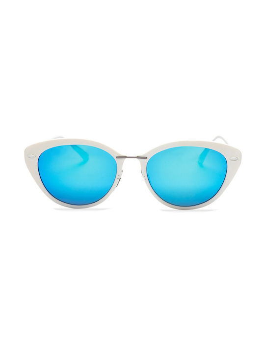 Mohiti 4250 Sunglasses Λευκά with Mixed Frame & Blue Lens Mohiti 4250 Sunglasses Λευκά with Mixed Frame & Blue Lens