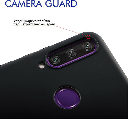 Volte-Tel Camera Guard Umschlag Rückseite Silikon Schwarz (Nokia G20)