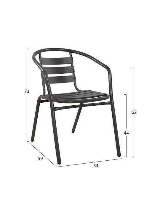 Adam 5 Pieces Outdoor Dining Room Set Gray