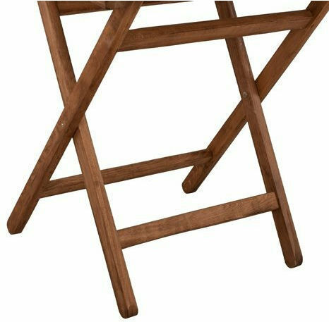 Wooden Masa pentru spații exterioare mici Pliabil Limnos Nuci 80x60x76buc