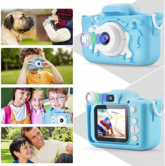 SPM X5 Cameră Foto pentru Copii 20MP Unicorn Albastră