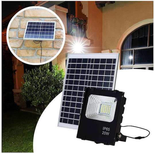 Timeless Tools Αδιάβροχος Слънчев LED Προβολέας 20W με Τηλεχειριστήριο IP65