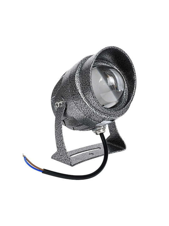GloboStar Φωτιστικό Προβολάκι LED Εξωτερικού Χώρου 16W IP65 Ασημί