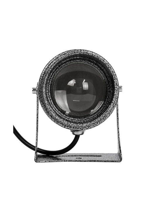 GloboStar Φωτιστικό Προβολάκι LED Εξωτερικού Χώρου 16W IP65 Ασημί