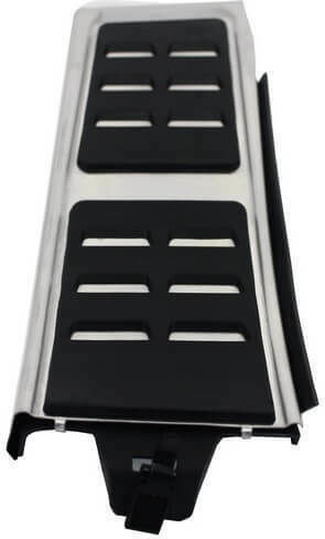Carner Car Pedal Set for Audi A4 B8 08-15 / A5 08-16 / Q5 08-16 / Q5 08-16 / A6 11-15 / A7 / Porsche Macan Automatic Aluminum Black 3pcs