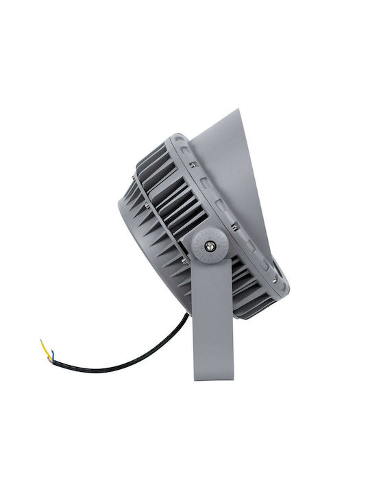 GloboStar Flood-Mena Außenstehlampe LED Wall Washer 24W mit Warmweißem Licht IP65 Silber