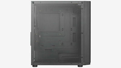 Aerocool Hexform Gaming Mini Tower Computer Case with Window Panel Black