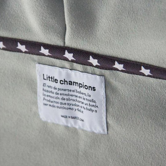Little Champions Παιδικό Πόντσο Θαλάσσης Καρχαρίας Γκρι 115 x 80εκ.