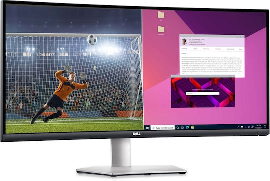 Dell S3423DWC Ultrawide VA Curved Monitor 34" QHD 3440x1440 with Response Time 4ms GTG