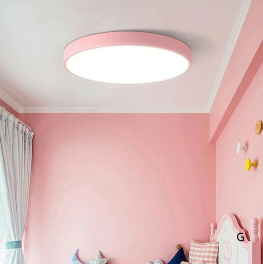 Spot Light Кръгла На открито LED Панел 28W с Регулируемо бяло Светлина 30см.
