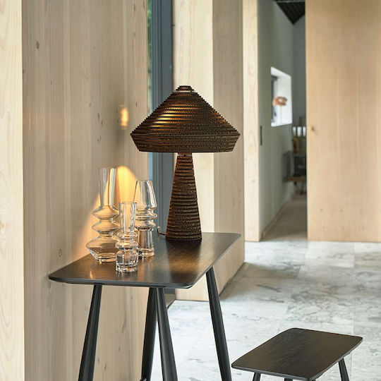 Villa Collection Πορτατίφ για Ντουί E27 με Καφέ Καπέλο και Βάση