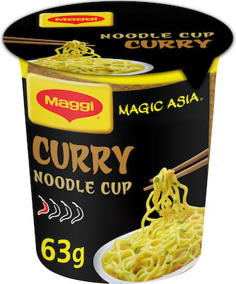 Maggi Έτοιμα Γεύματα Noodle Cup Κάρυ 63gr