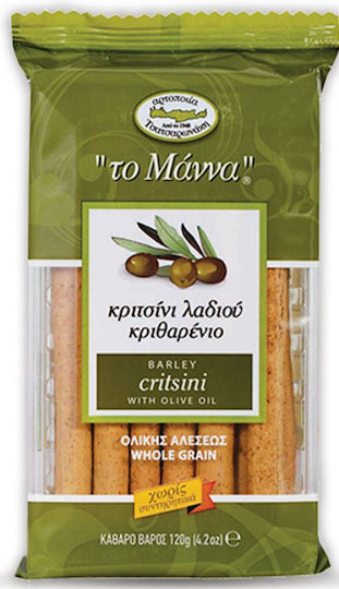 Το Μάννα Κριτσίνια Κρίθινο Με Ελαιόλαδο 120gr