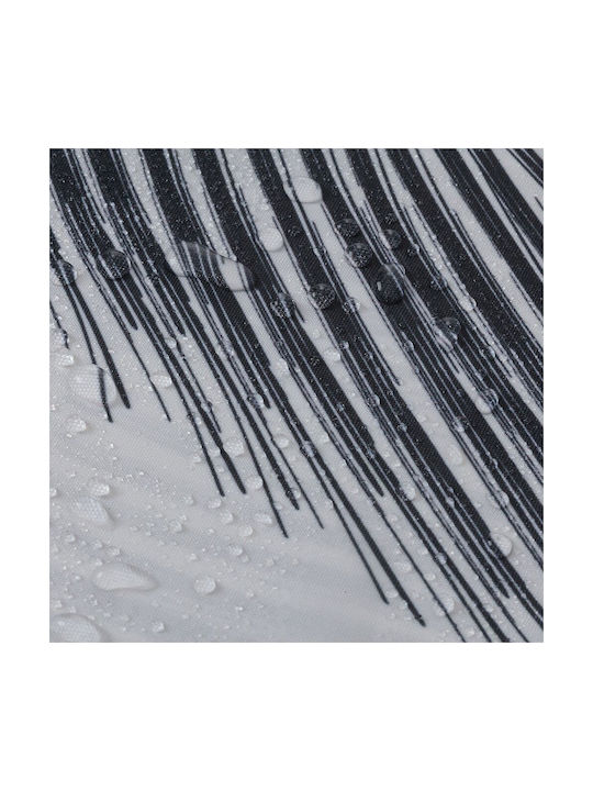 Sealskin Birds Κουρτίνα Μπάνιου Υφασμάτινη 180x200 cm Λευκό / Μαύρο