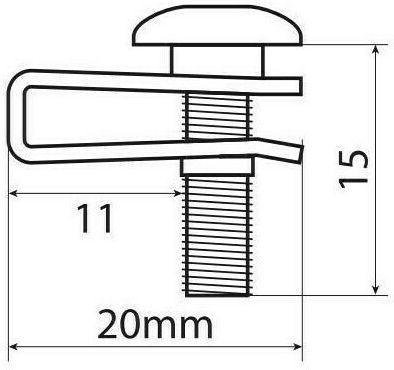 Lampa Винтове за Мотоциклети 10бр