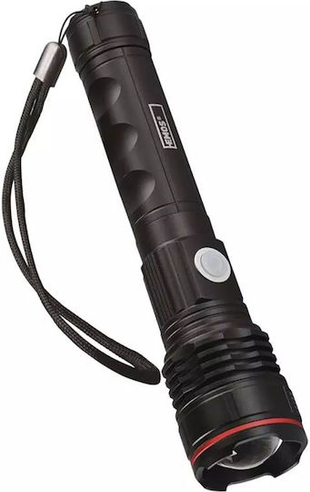 Emos Επαναφορτιζόμενος Φακός LED IP44 με Μέγιστη Φωτεινότητα 600lm
