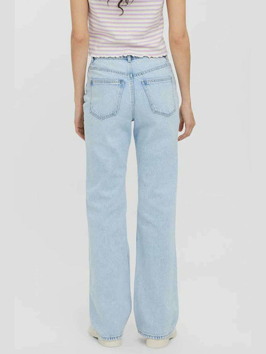 Vero Moda Women's Jean Trousers Flared with Rips in Loose Fit