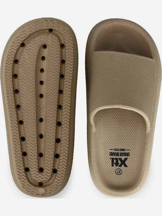 Women's Slides Taupe