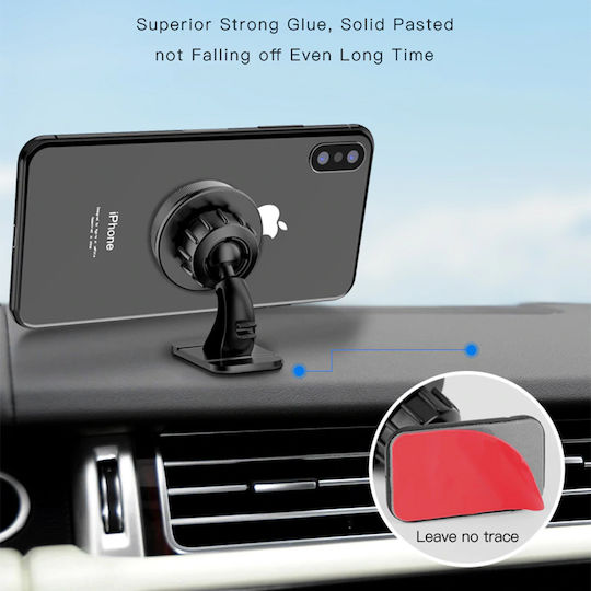 Yesido C60 Suport Auto pentru Telefon Mobil cu Magnet Negru