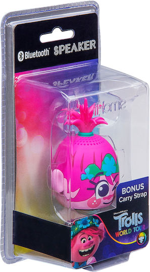 eKids Trolls World Tour Ηχείο Bluetooth με Διάρκεια Μπαταρίας έως 3 ώρες Μωβ