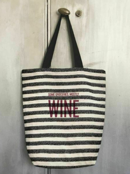 Synchronia Some Groceries Fabric Shopping Bag Synchronia Some Groceries Fabric Shopping Bag