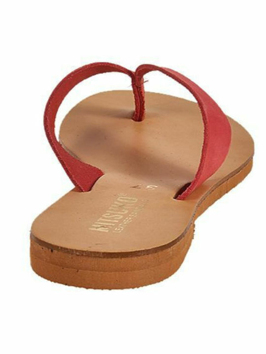 Sandale Casual Damă de Piele Portocalii
