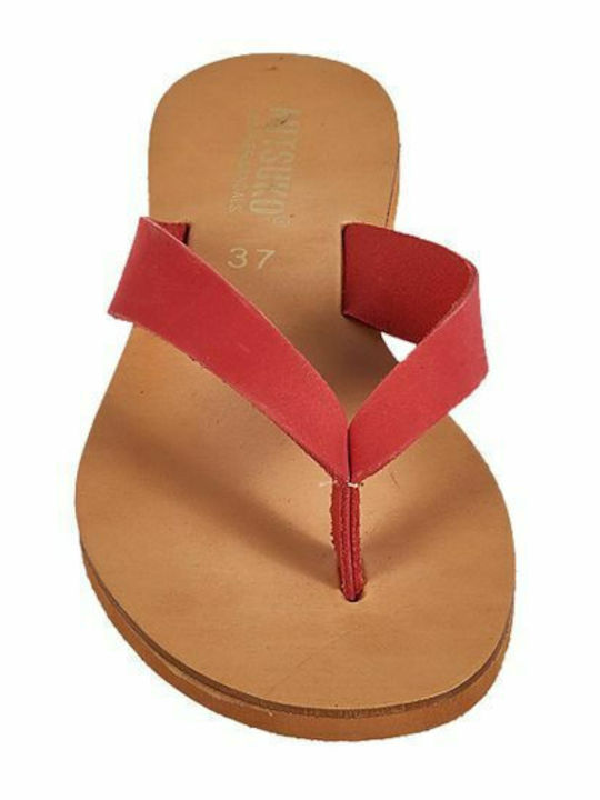 Sandale Casual Damă de Piele Portocalii