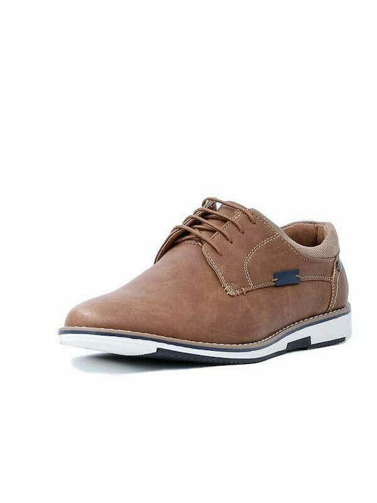 Cockers Men's Leather Casual Shoes Camel