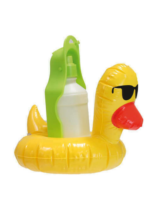 Croci Porta Cocktail Duck Dog Toy Yellow 20cm