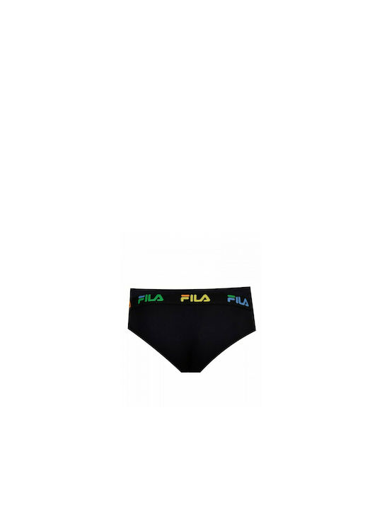 Fila Baumwolle Damen Slip Schwarz